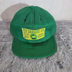 Parline Rio Grande CO 75th Hat Vtg Snapback Trucker Cap Patch Green Denver Foam